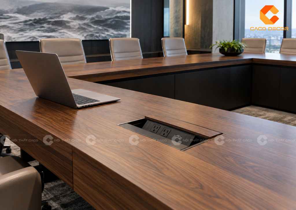 Bàn Họp Chữ U Đẹp: Mẫu 10-30 Người, Cách Bố Trí 18
