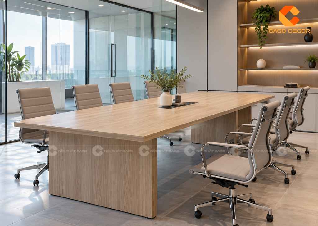 Bàn Họp Gỗ Gì Bền? So Sánh Gỗ Công Nghiệp Và Tự Nhiên 12