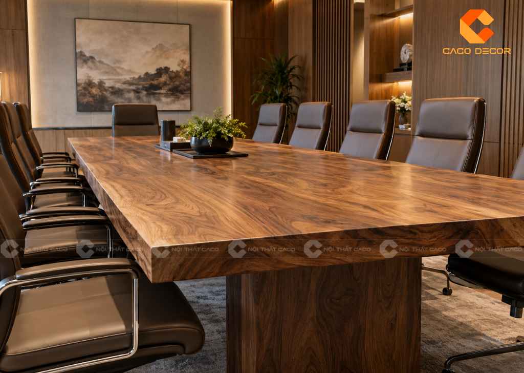 Bàn Họp Gỗ Gì Bền? So Sánh Gỗ Công Nghiệp Và Tự Nhiên 24