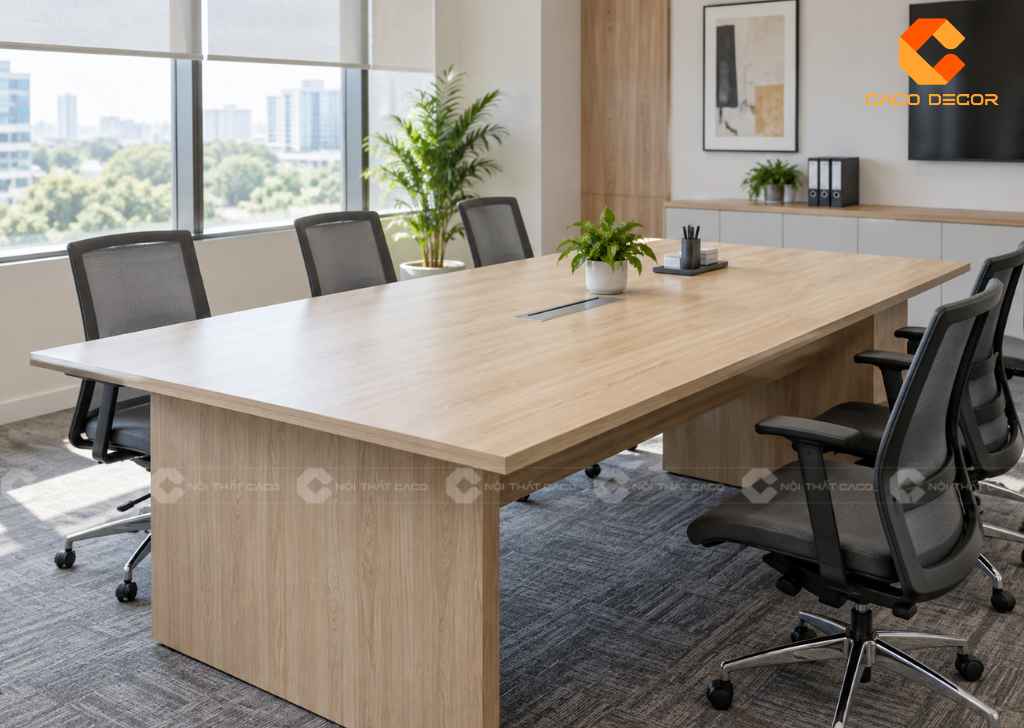 Bàn Họp Gỗ Gì Bền? So Sánh Gỗ Công Nghiệp Và Tự Nhiên 20