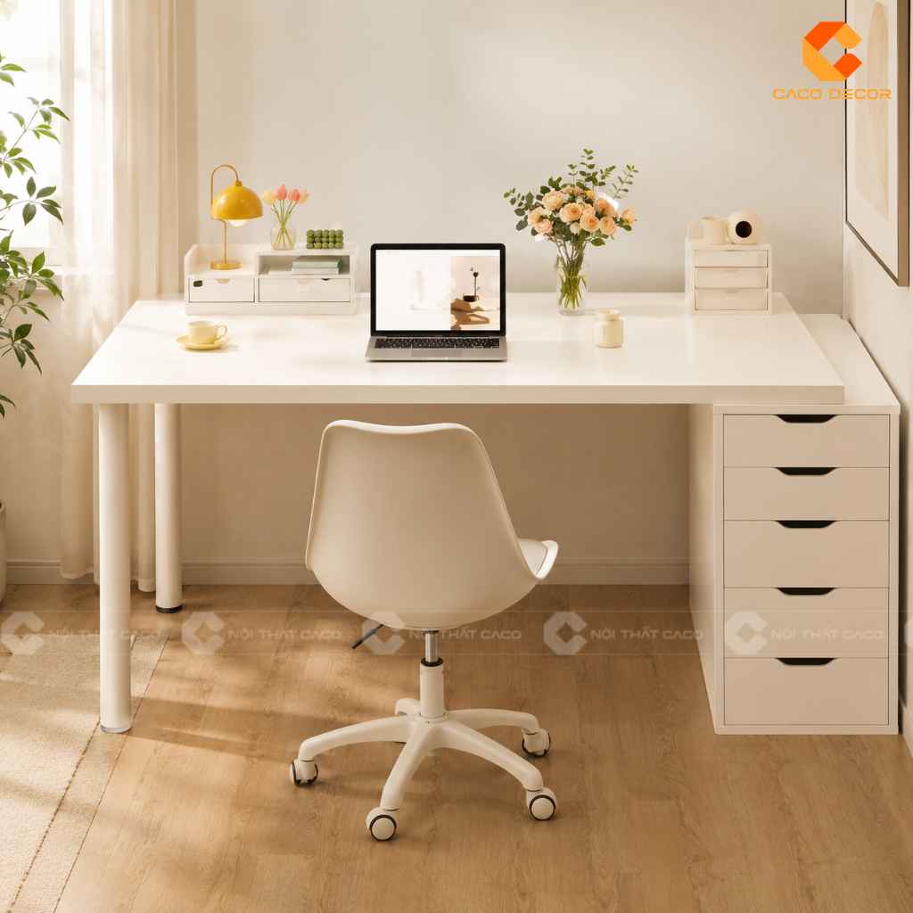 Bàn Làm Việc 1m2 Đẹp, Hiện Đại, Giá Tốt Cho Mọi Không Gian 14