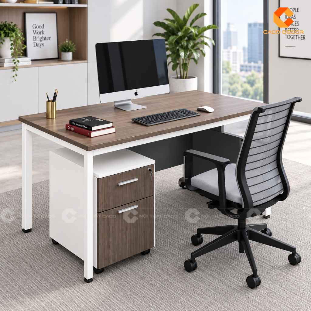 Bàn Làm Việc Chân Sắt 1m2 Nên Chọn Chân Chữ U, K Hay X? 22