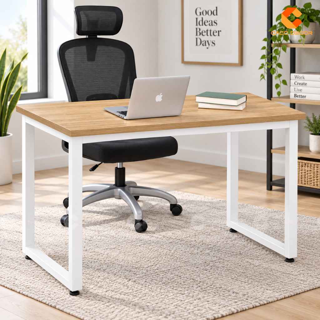 Bàn Làm Việc Chân Sắt 1m2 Nên Chọn Chân Chữ U, K Hay X? 23