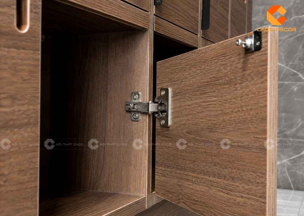 Bản lề cánh tủ locker gỗ nhiều ngăn