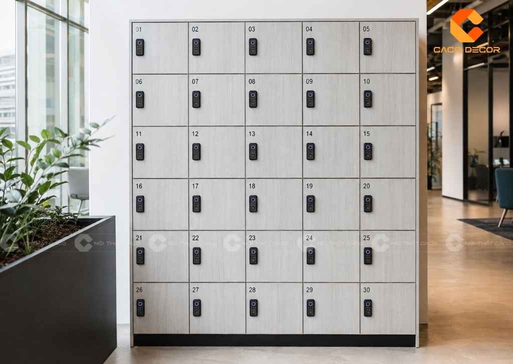 Tủ Locker 30 Ngăn Gỗ Giá Rẻ, Đẹp Bền, Lắp Đặt Miễn Phí 7