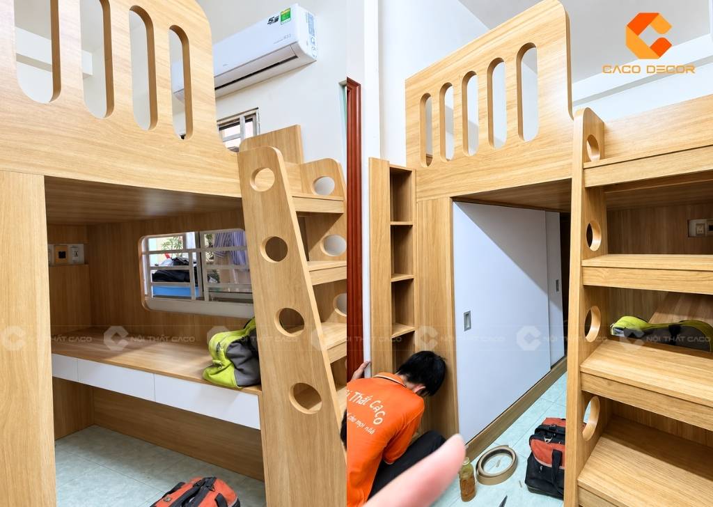 Đội ngũ thợ CaCo thi công nhanh gọn, chuẩn chỉnh