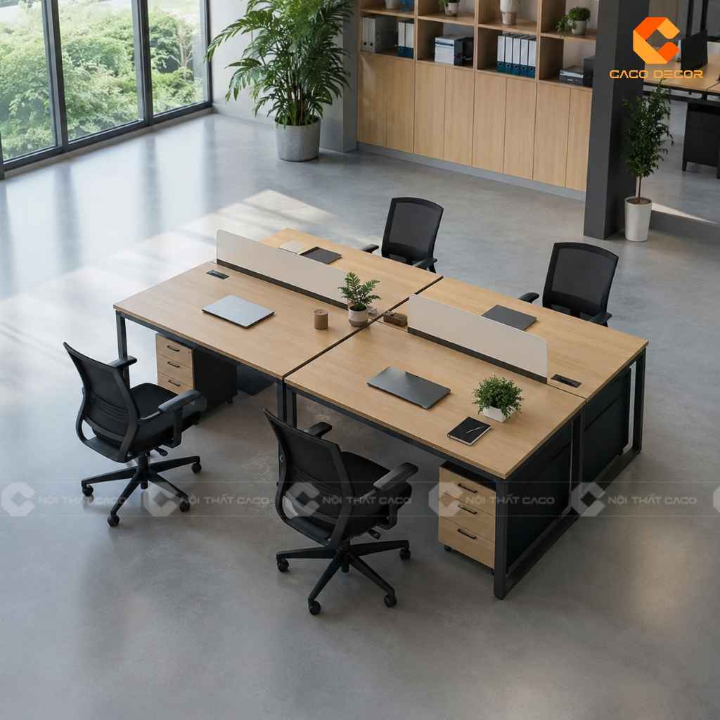 Bàn Làm Việc Chân Sắt 1m2 Nên Chọn Chân Chữ U, K Hay X? 18