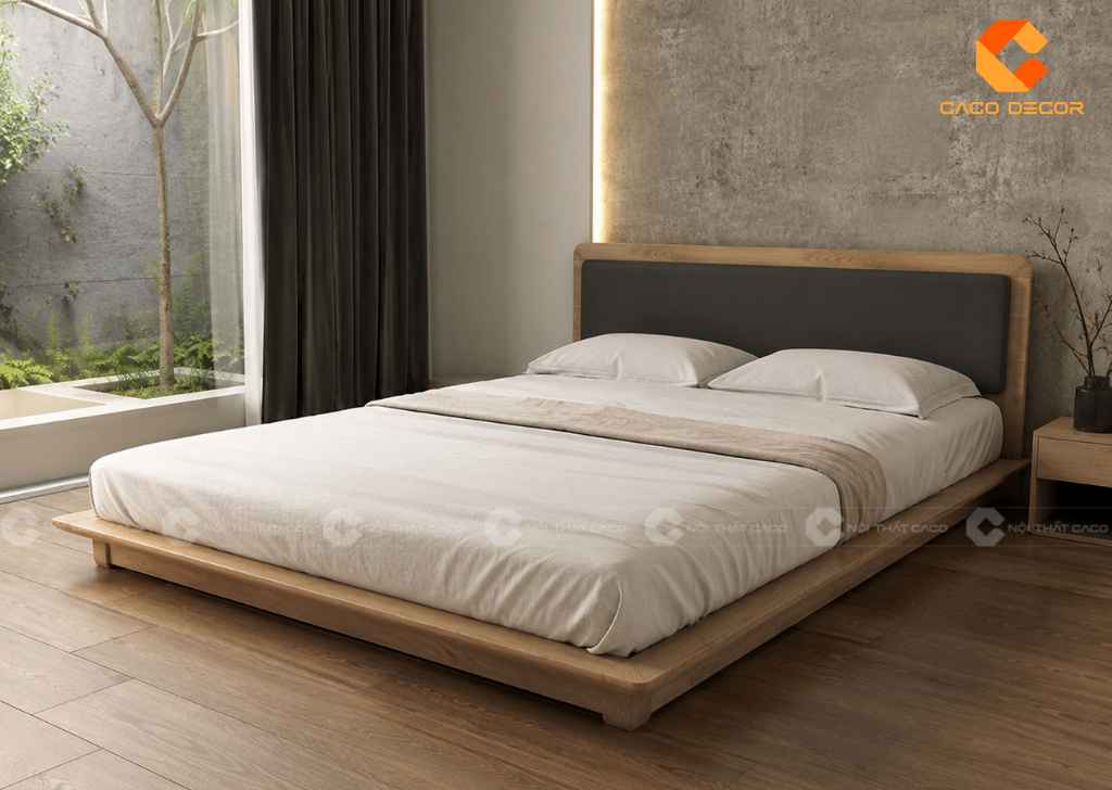 Giường 1m6x2m Đẹp, Nhiều Mẫu Gỗ, Giá Tốt Tại TPHCM 20