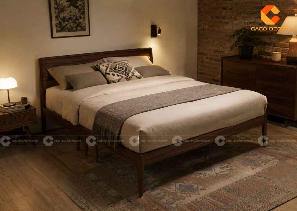 Giường 1m6x2m Đẹp, Nhiều Mẫu Gỗ, Giá Tốt Tại TPHCM 17