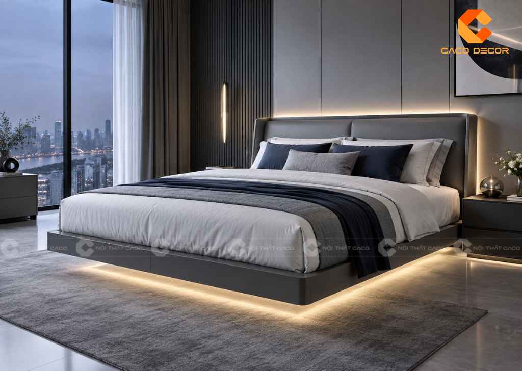 Giường 1m6x2m Đẹp, Nhiều Mẫu Gỗ, Giá Tốt Tại TPHCM 22