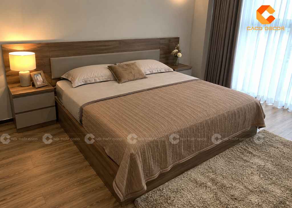 Giường 1m6x2m Đẹp, Nhiều Mẫu Gỗ, Giá Tốt Tại TPHCM 8