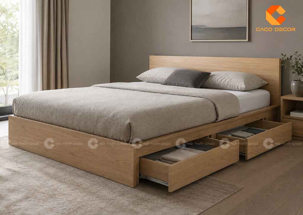 25+ Mẫu Giường 1m8x2m Đẹp, Chất Lượng Cho Phòng Ngủ 4