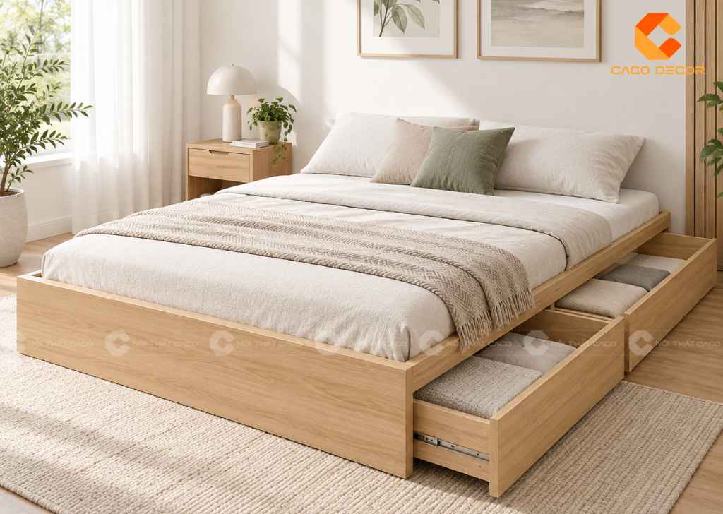 25+ Mẫu Giường 1m8x2m Đẹp, Chất Lượng Cho Phòng Ngủ 12
