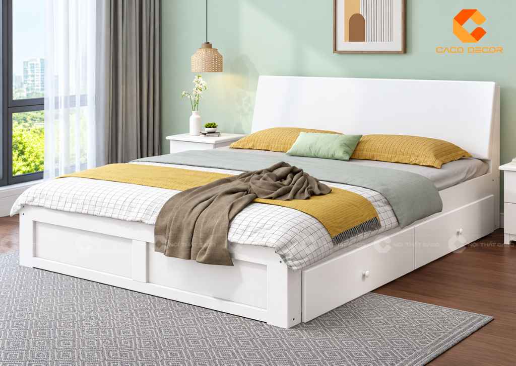 Giường Ngủ 2mx2m2 Đẹp, Rộng Rãi: Mẫu Hot, Giá Tốt 2026 1