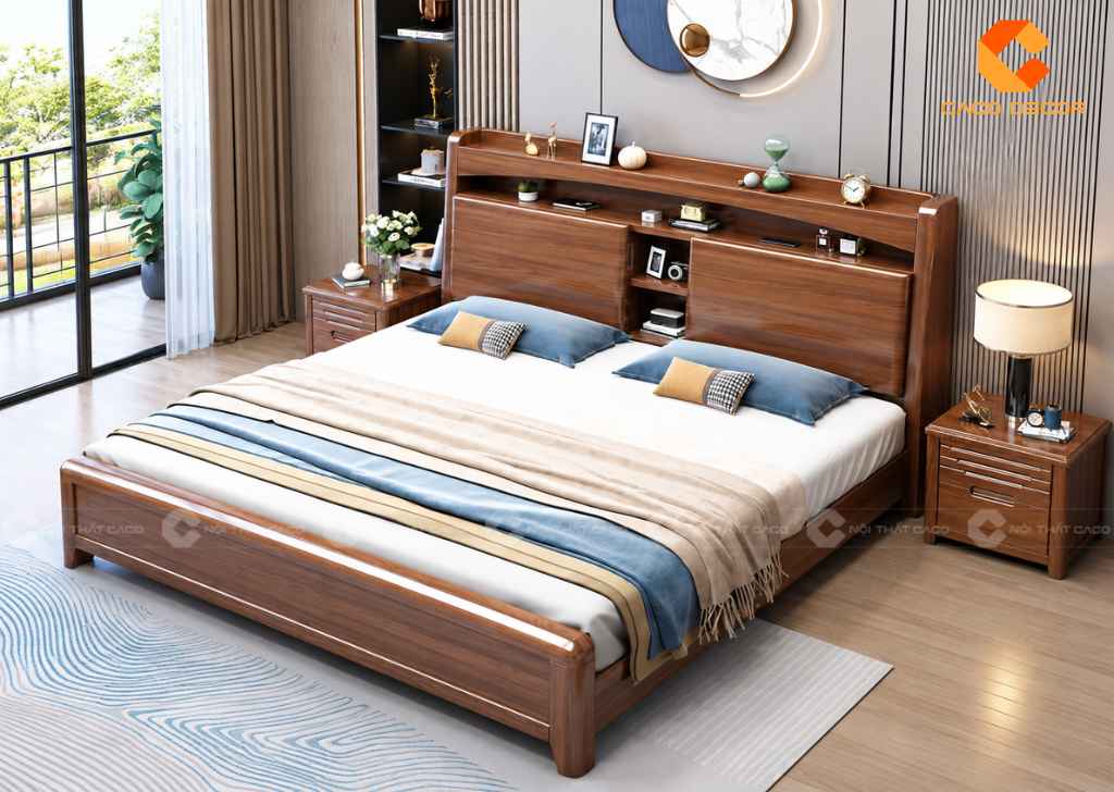 Giường Ngủ 2mx2m2 Đẹp, Rộng Rãi: Mẫu Hot, Giá Tốt 2026 19