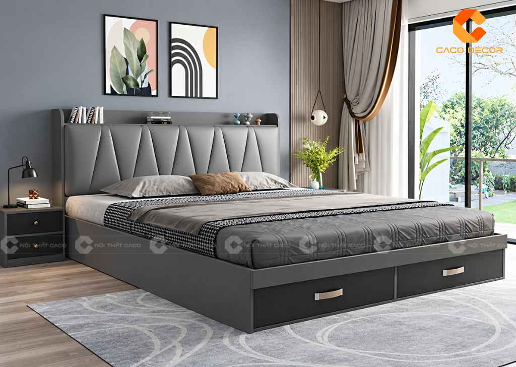 Giường Ngủ 2mx2m2 Đẹp, Rộng Rãi: Mẫu Hot, Giá Tốt 2026 17