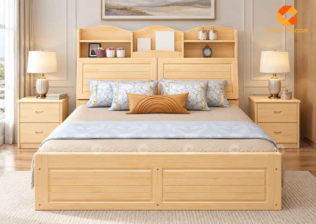 29+ Mẫu Giường Ngủ Tân Cổ Điển Đẹp, Giá Tốt Tại Xưởng 2026 8