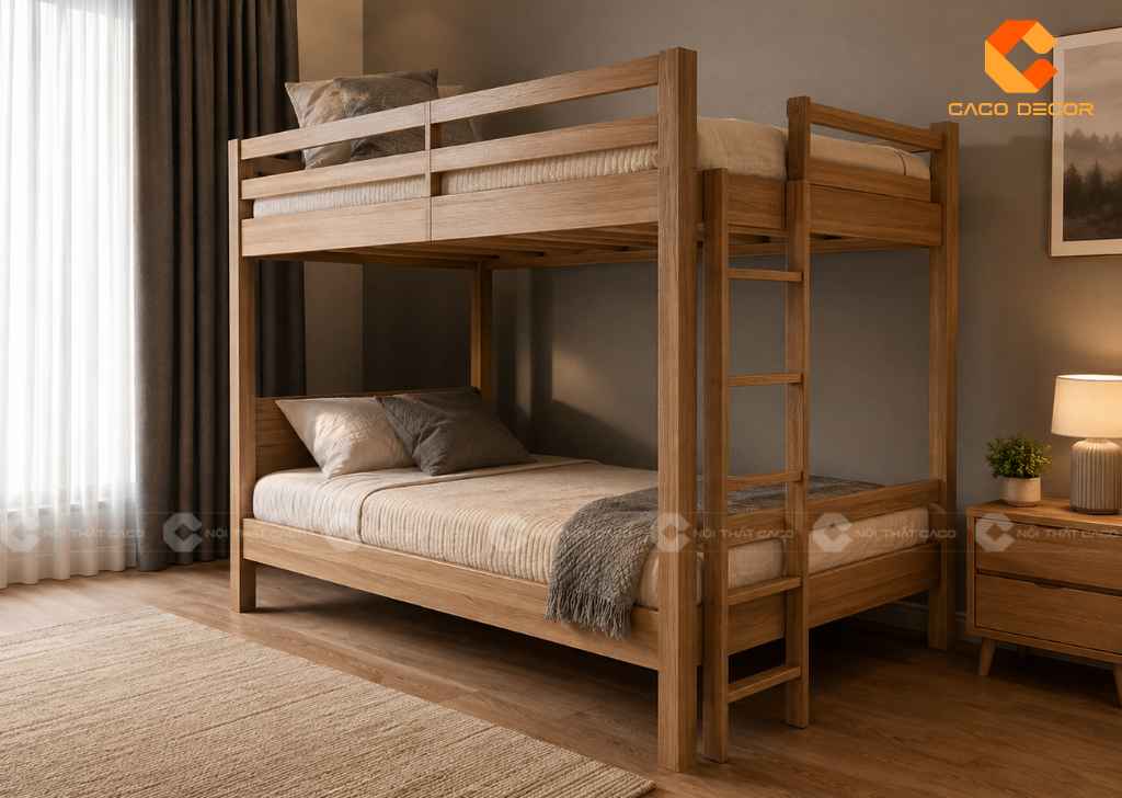 Giường Tầng 1m8x2m Cho Bé: 20+ Mẫu Đẹp, Chất Lượng 2026 18