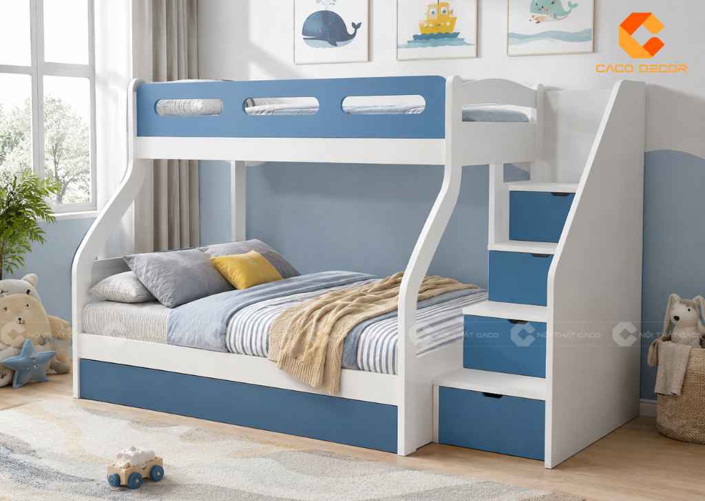 Giường Tầng 1m8x2m Cho Bé: 20+ Mẫu Đẹp, Chất Lượng 2026 15