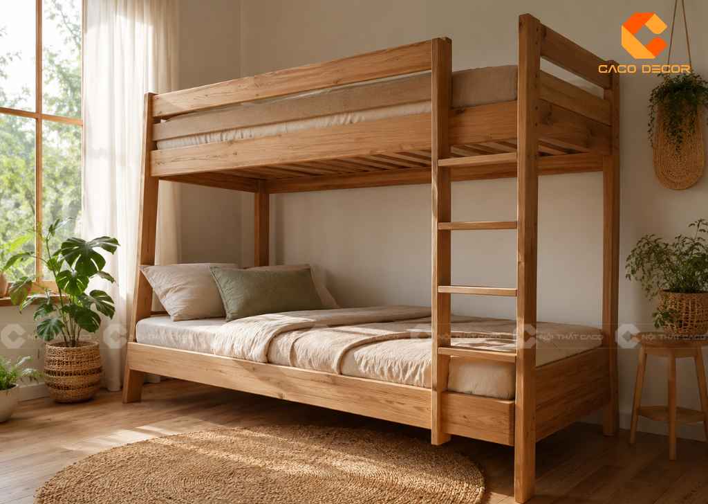 Giường Tầng 1m8x2m Cho Bé: 20+ Mẫu Đẹp, Chất Lượng 2026 12