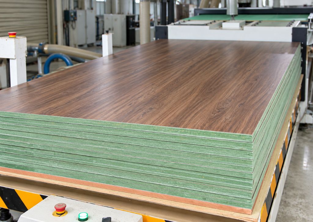 Gỗ công nghiệp MDF lõi xanh tại xưởng CaCo