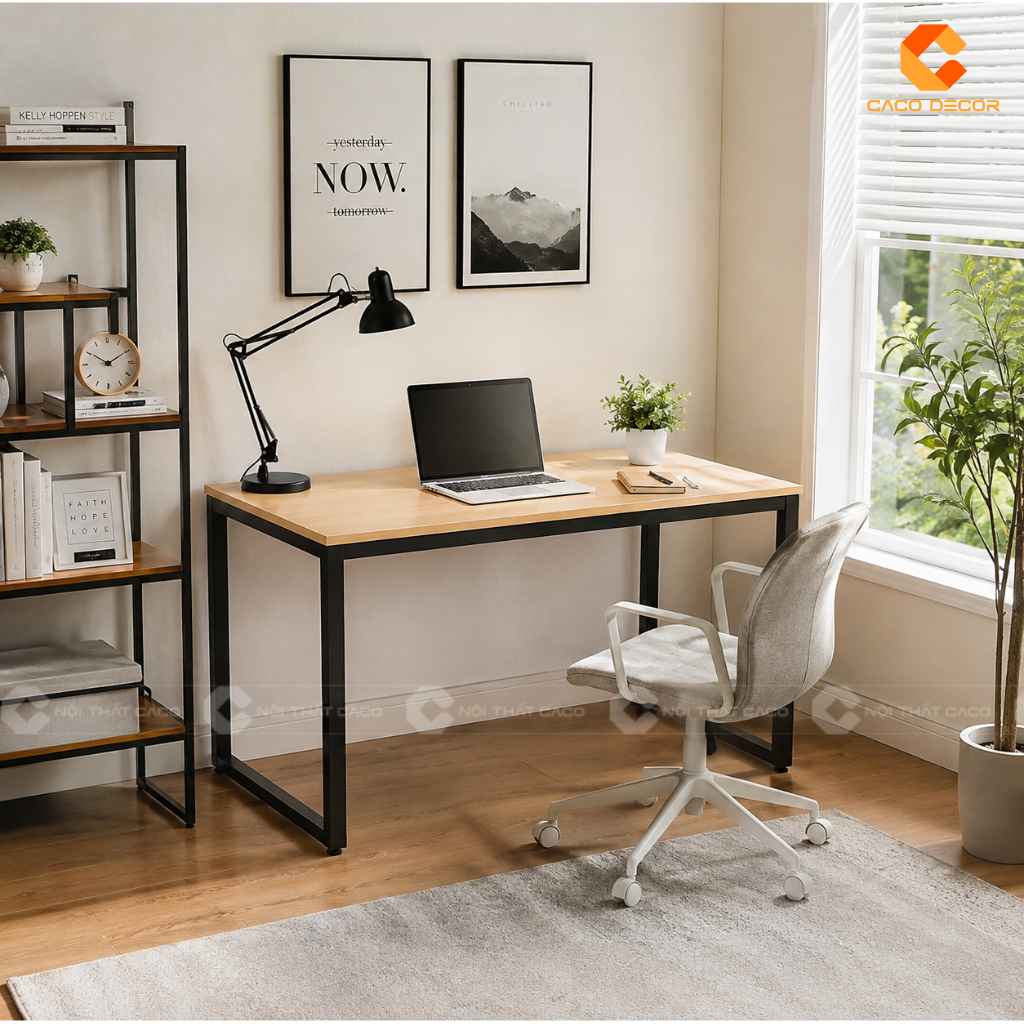 Bàn Làm Việc Chân Sắt 1m2 Nên Chọn Chân Chữ U, K Hay X? 21
