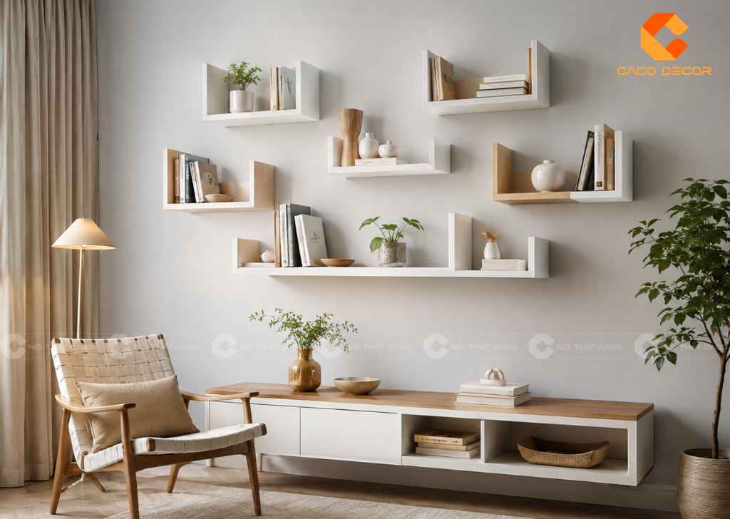  25+ Mẫu Kệ Sách Đẹp: Kệ Đứng, Treo Tường, Mini Hiện Đại 3