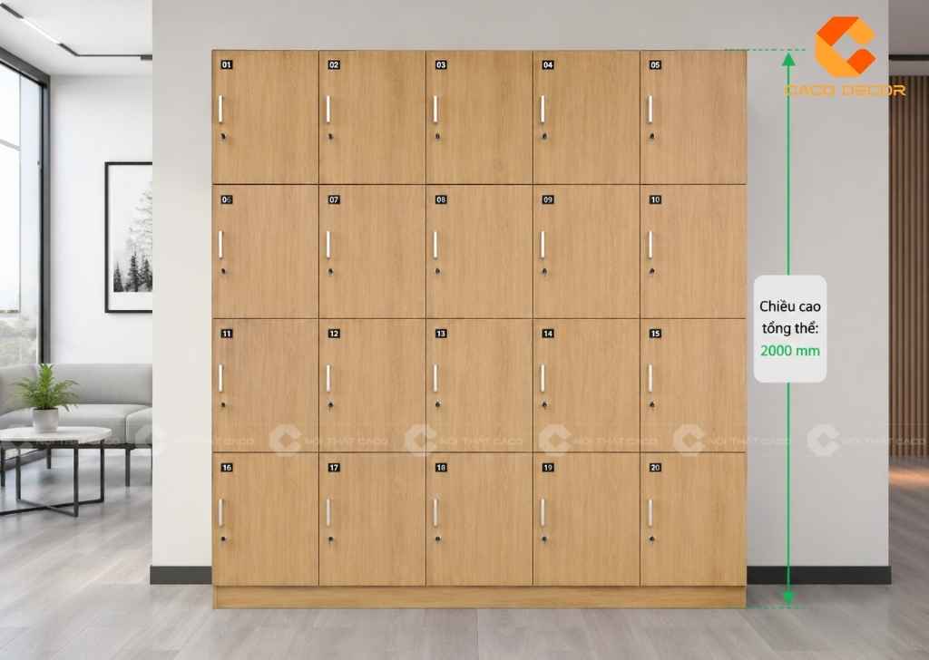 Tủ Locker 20 Ngăn Giá Xưởng TPHCM, Đặt Theo Yêu Cầu 15