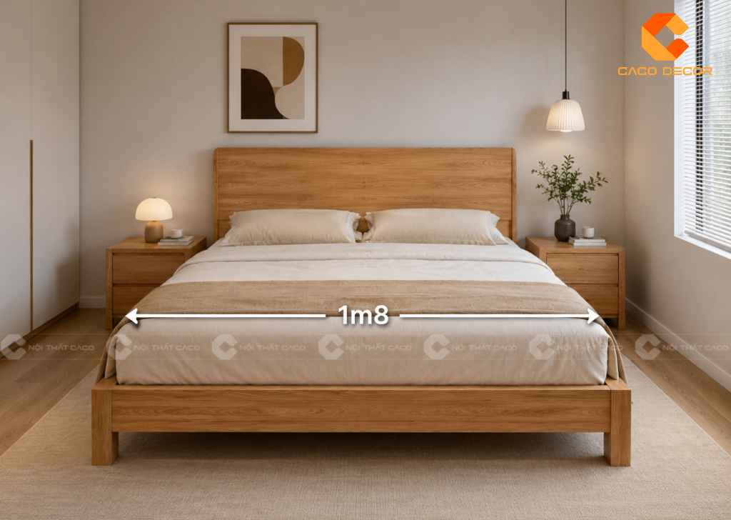 25+ Mẫu Giường 1m8x2m Đẹp, Chất Lượng Cho Phòng Ngủ 2