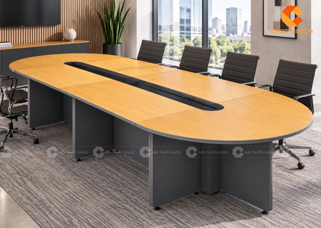 Bàn Họp Gỗ Gì Bền? So Sánh Gỗ Công Nghiệp Và Tự Nhiên 5