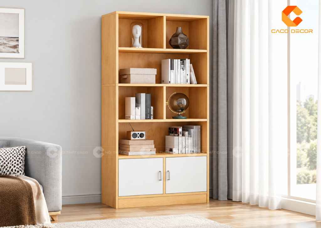  25+ Mẫu Kệ Sách Đẹp: Kệ Đứng, Treo Tường, Mini Hiện Đại 10