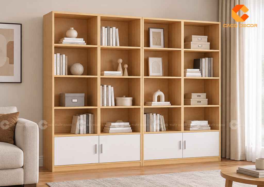  25+ Mẫu Kệ Sách Đẹp: Kệ Đứng, Treo Tường, Mini Hiện Đại 16