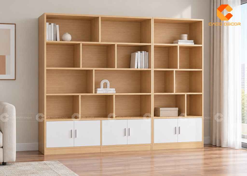  25+ Mẫu Kệ Sách Đẹp: Kệ Đứng, Treo Tường, Mini Hiện Đại 5