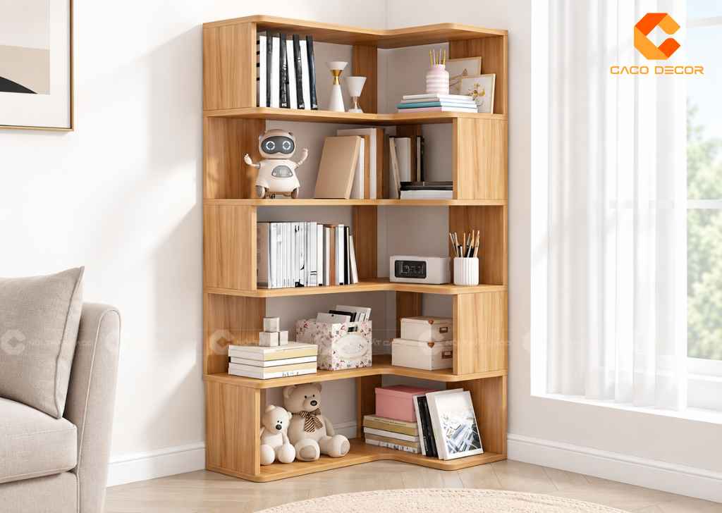  25+ Mẫu Kệ Sách Đẹp: Kệ Đứng, Treo Tường, Mini Hiện Đại 19