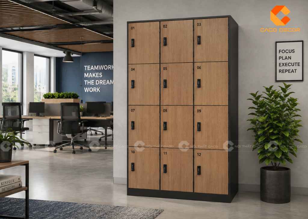 Tủ Locker 12 Ngăn Giá Rẻ, Bền Đẹp Cho Văn Phòng Hiện Đại 20