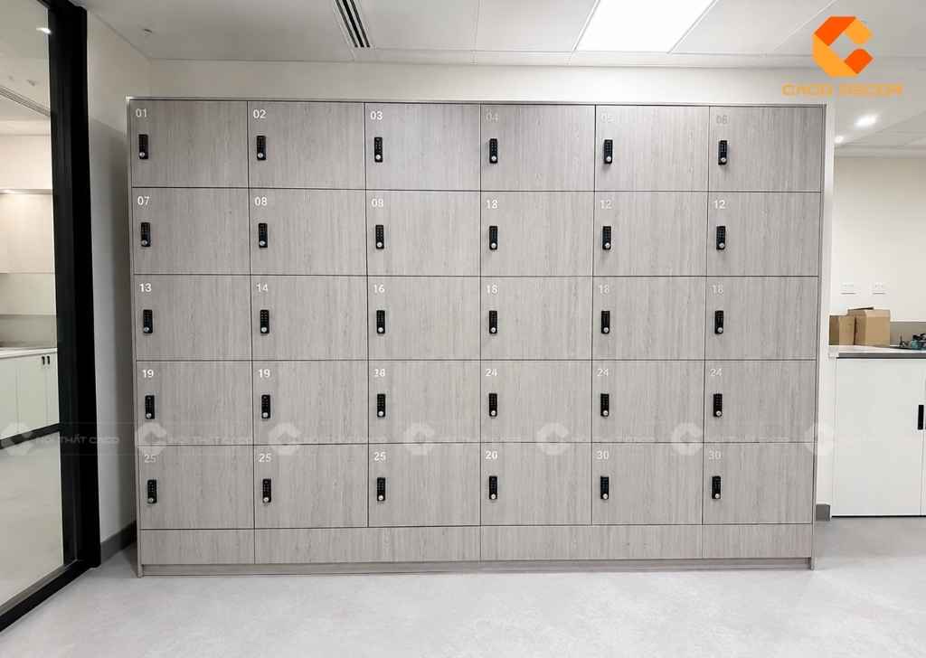 Tủ Locker 30 Ngăn Gỗ Giá Rẻ, Đẹp Bền, Lắp Đặt Miễn Phí 15