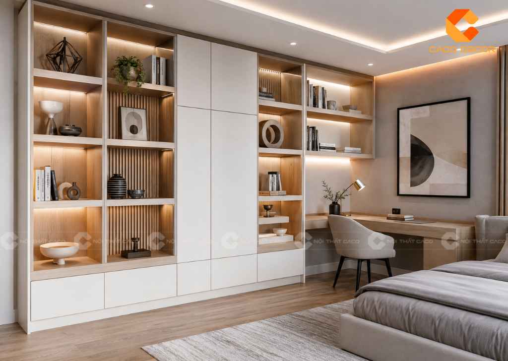  25+ Mẫu Kệ Sách Đẹp: Kệ Đứng, Treo Tường, Mini Hiện Đại 18