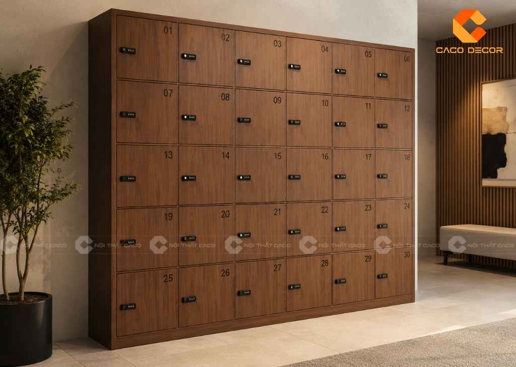 Tủ Locker 30 Ngăn Gỗ Giá Rẻ, Đẹp Bền, Lắp Đặt Miễn Phí 18