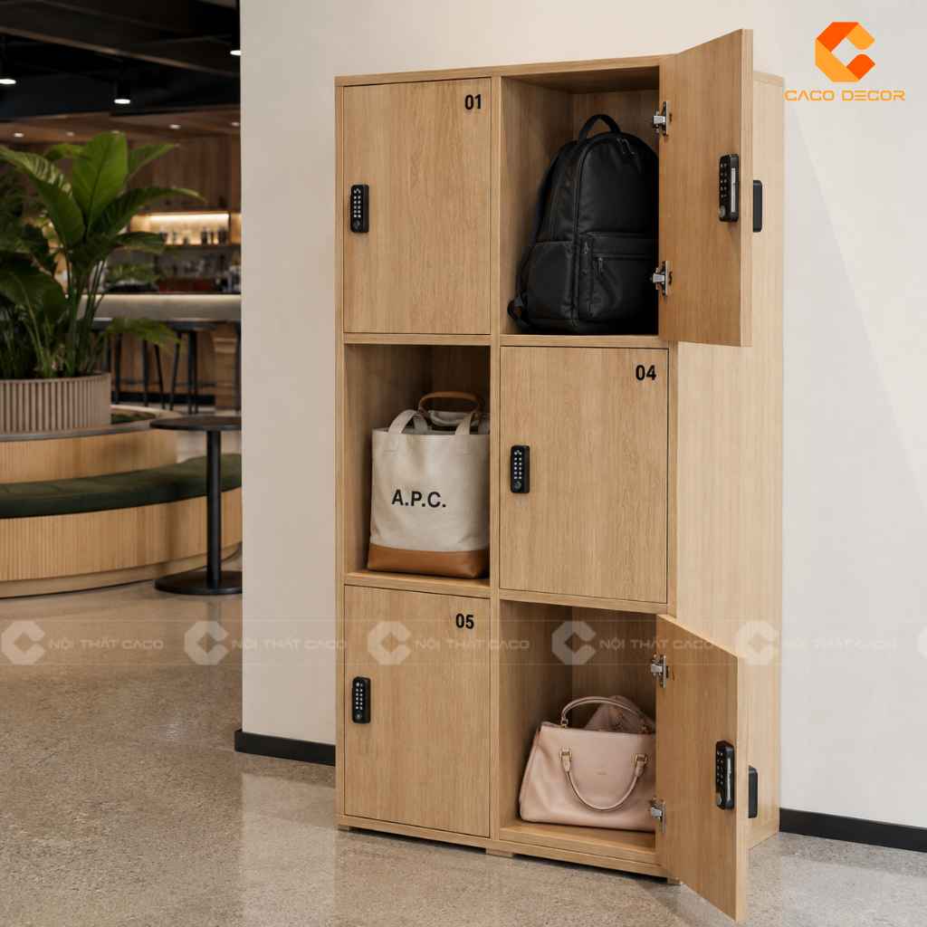 22+ Mẫu Tủ Locker 6 Ngăn Hiện Đại, Gọn Đẹp Và Dễ Bố Trí 14