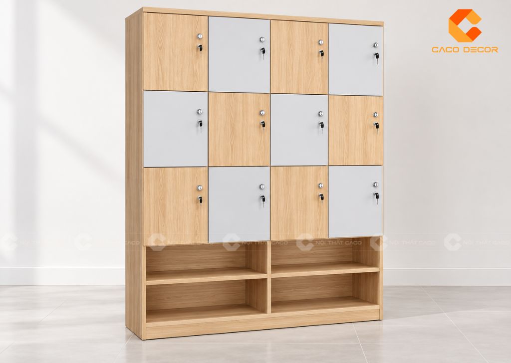Tủ Locker 12 Ngăn Giá Rẻ, Bền Đẹp Cho Văn Phòng Hiện Đại 12