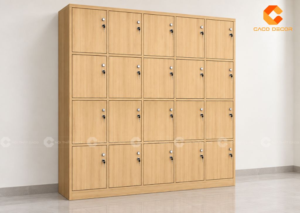 Tủ Locker 20 Ngăn Giá Xưởng TPHCM, Đặt Theo Yêu Cầu 1