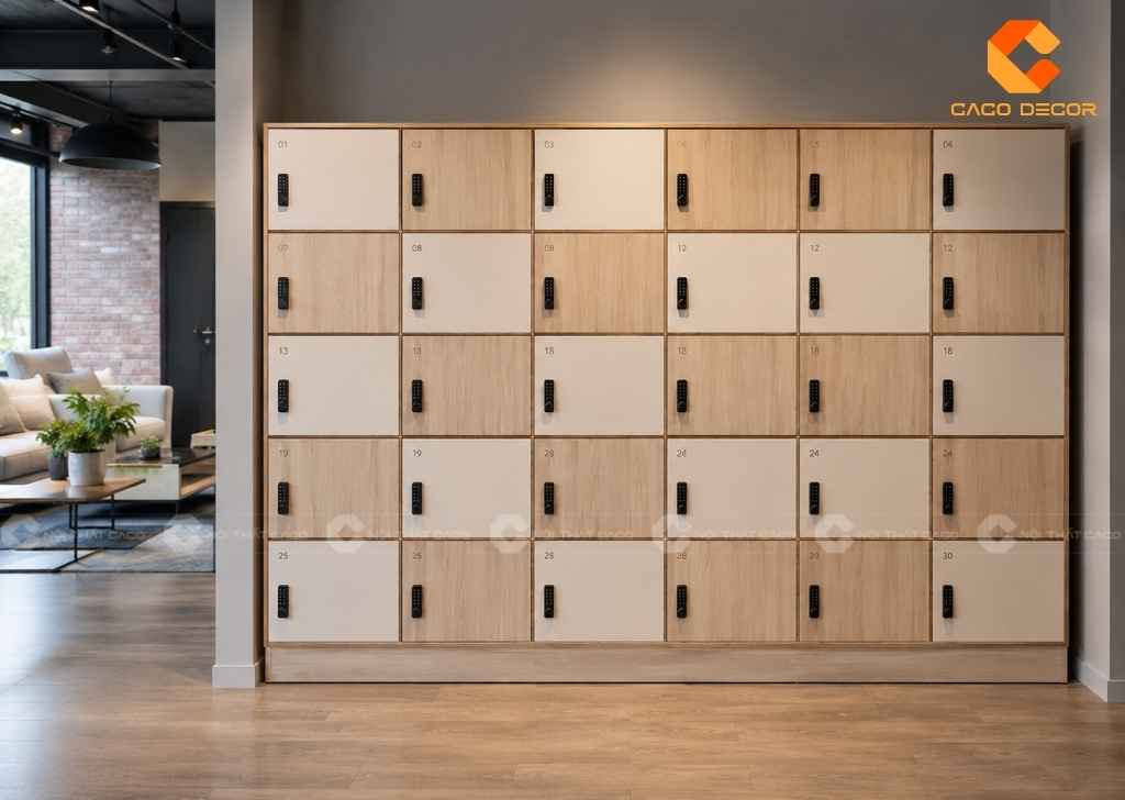 Tủ Locker 30 Ngăn Gỗ Giá Rẻ, Đẹp Bền, Lắp Đặt Miễn Phí 11