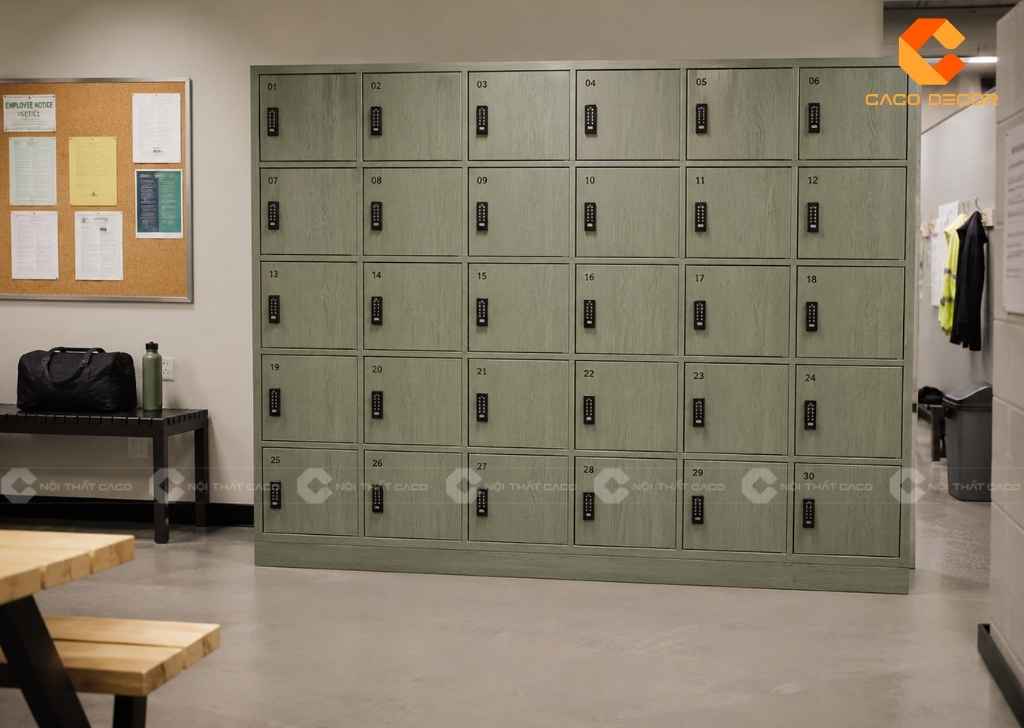 Tủ Locker 30 Ngăn Gỗ Giá Rẻ, Đẹp Bền, Lắp Đặt Miễn Phí 14
