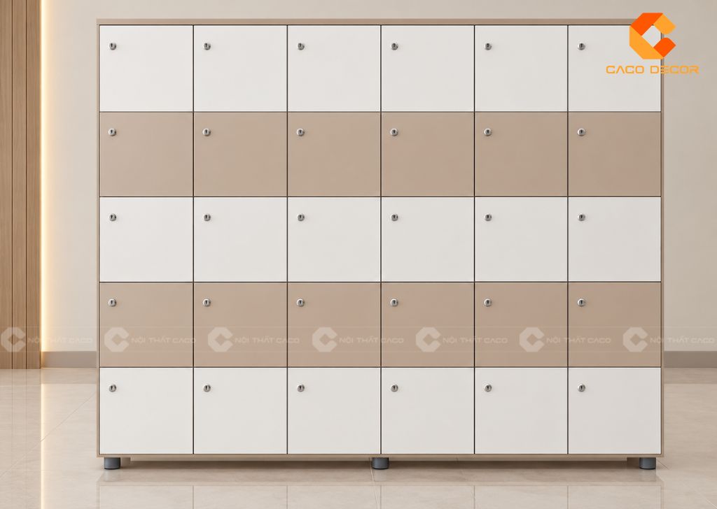 Tủ Locker 30 Ngăn Gỗ Giá Rẻ, Đẹp Bền, Lắp Đặt Miễn Phí 17