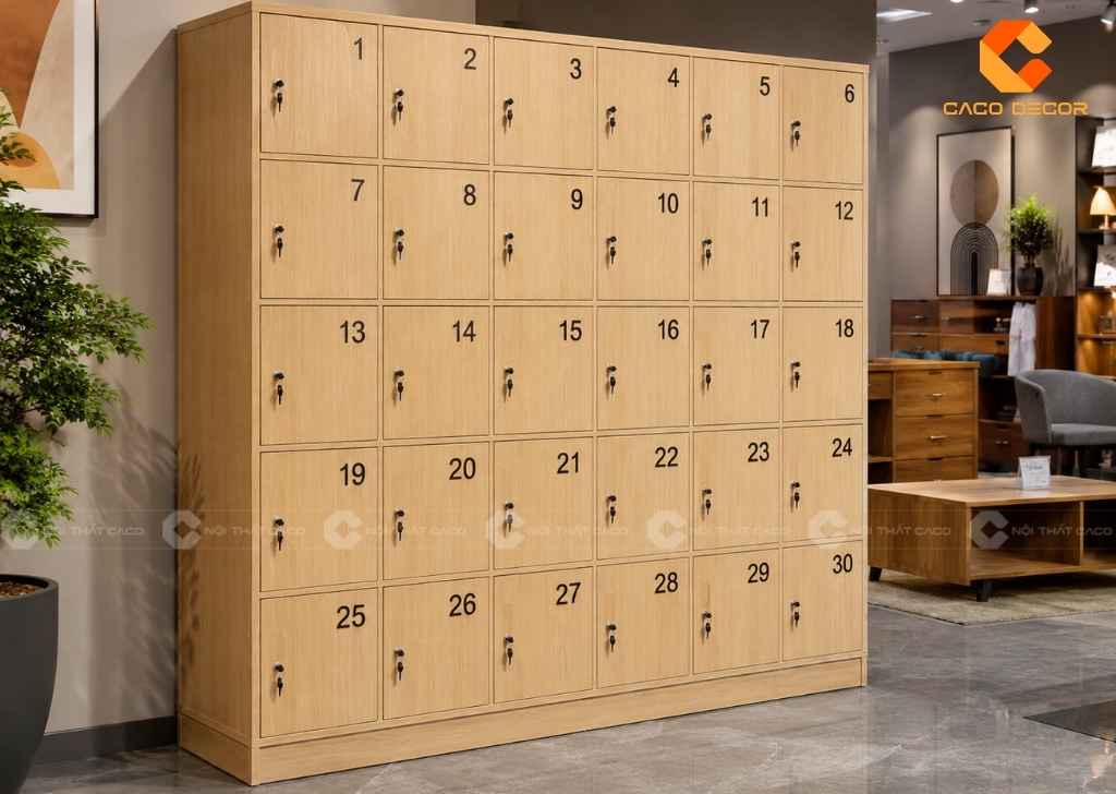 Tủ Locker 30 Ngăn Gỗ Giá Rẻ, Đẹp Bền, Lắp Đặt Miễn Phí 22