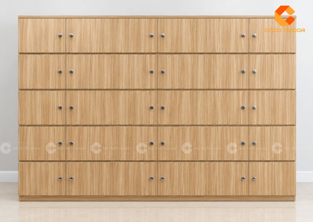 Tủ Locker 30 Ngăn Gỗ Giá Rẻ, Đẹp Bền, Lắp Đặt Miễn Phí 6