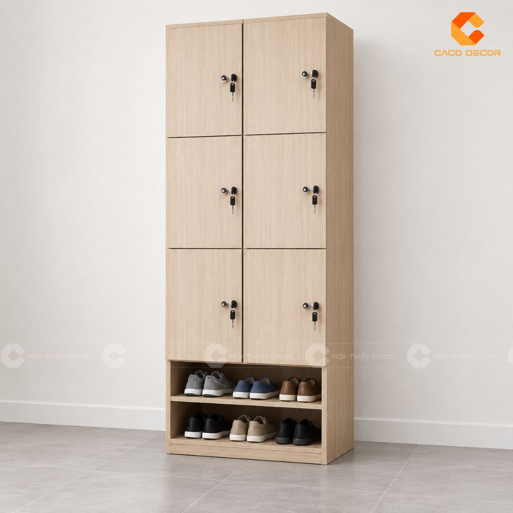22+ Mẫu Tủ Locker 6 Ngăn Hiện Đại, Gọn Đẹp Và Dễ Bố Trí 7