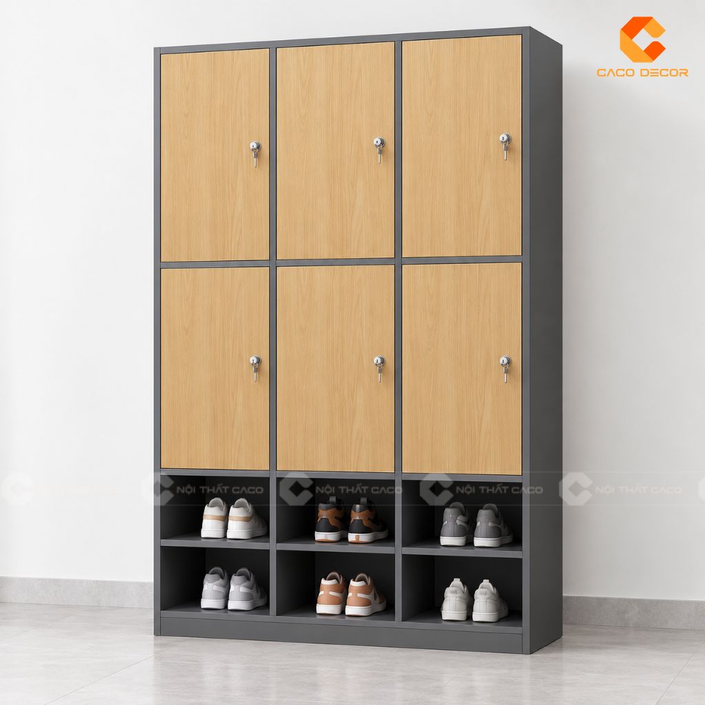 22+ Mẫu Tủ Locker 6 Ngăn Hiện Đại, Gọn Đẹp Và Dễ Bố Trí 19