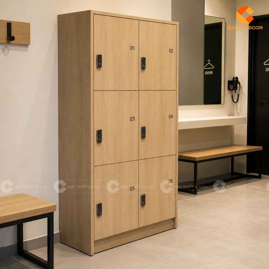 22+ Mẫu Tủ Locker 6 Ngăn Hiện Đại, Gọn Đẹp Và Dễ Bố Trí 20