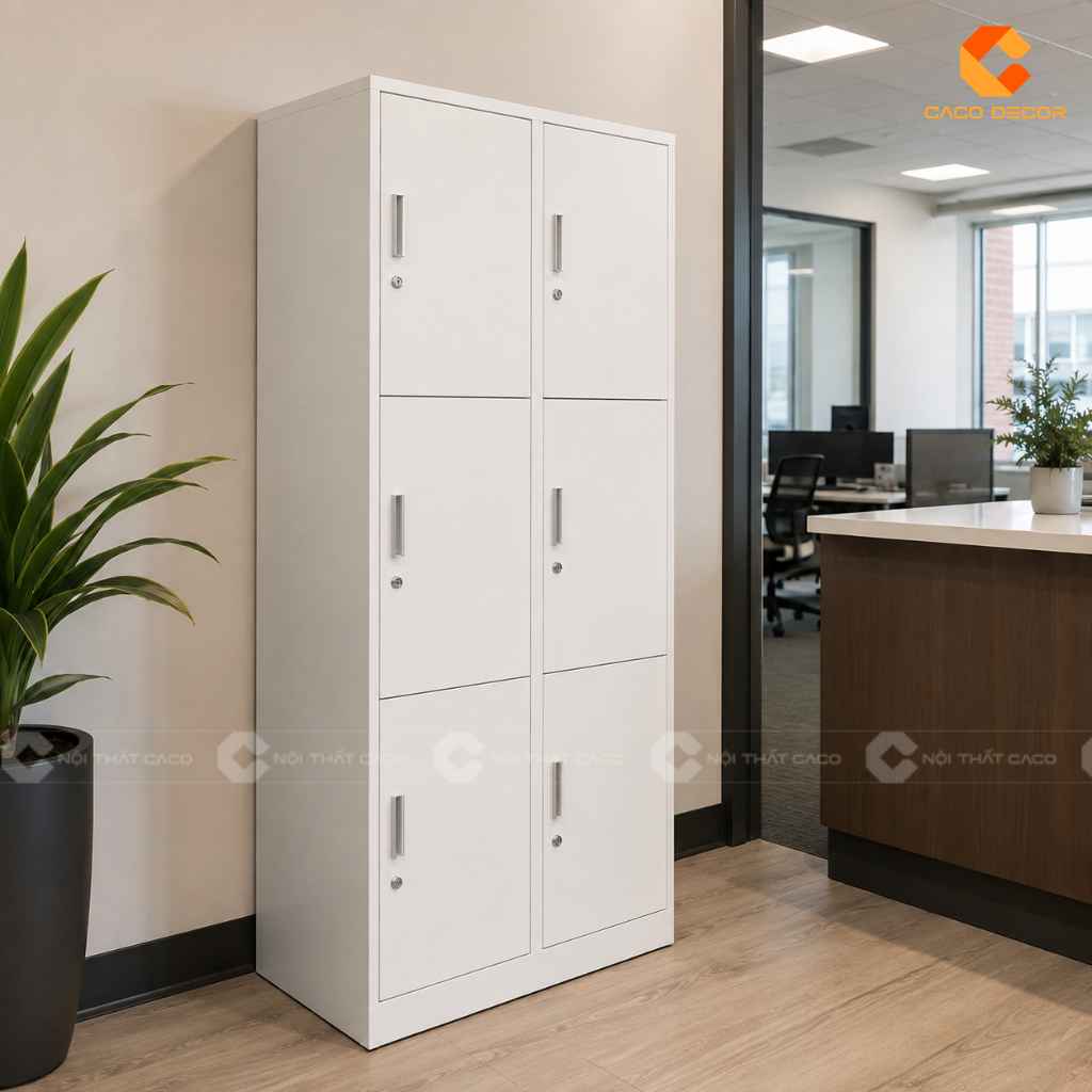 22+ Mẫu Tủ Locker 6 Ngăn Hiện Đại, Gọn Đẹp Và Dễ Bố Trí 18